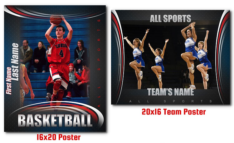 Graphite Sports Photoshop Templates