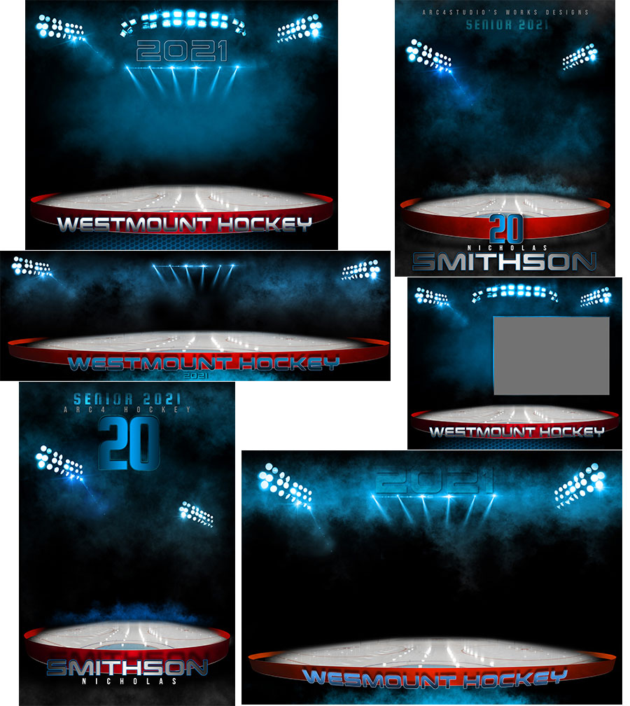 arc4Studio.com Hockey Photoshop Templates Hockey Photoshop Templates