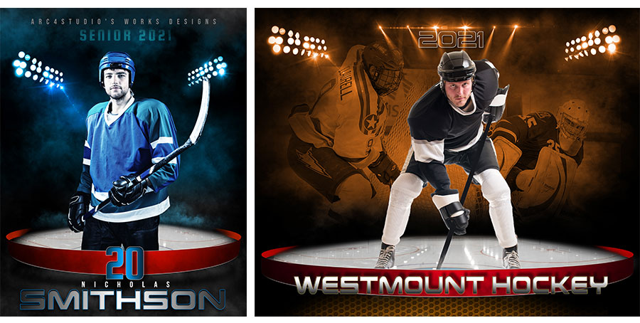 arc4Studio.com Hockey Photoshop Templates Hockey Photoshop Templates