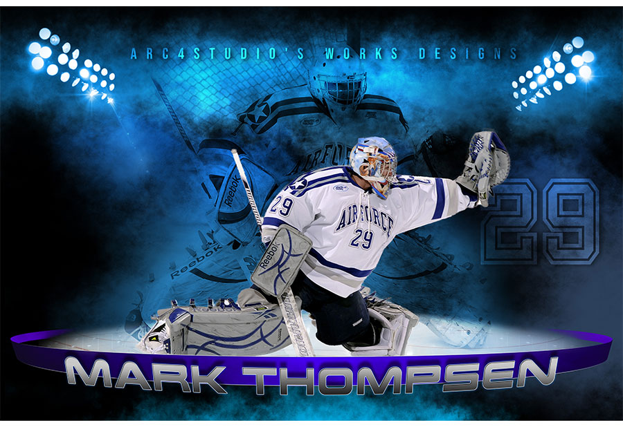 arc4Studio.com Hockey Photoshop Templates Hockey Photoshop Templates