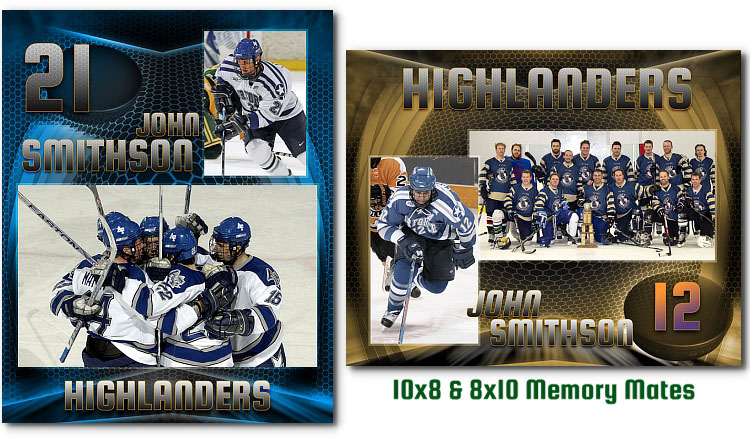 Hockey Memory Mates Templates