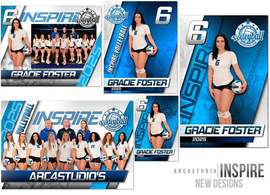 Inspire Sports Photoshop Templates