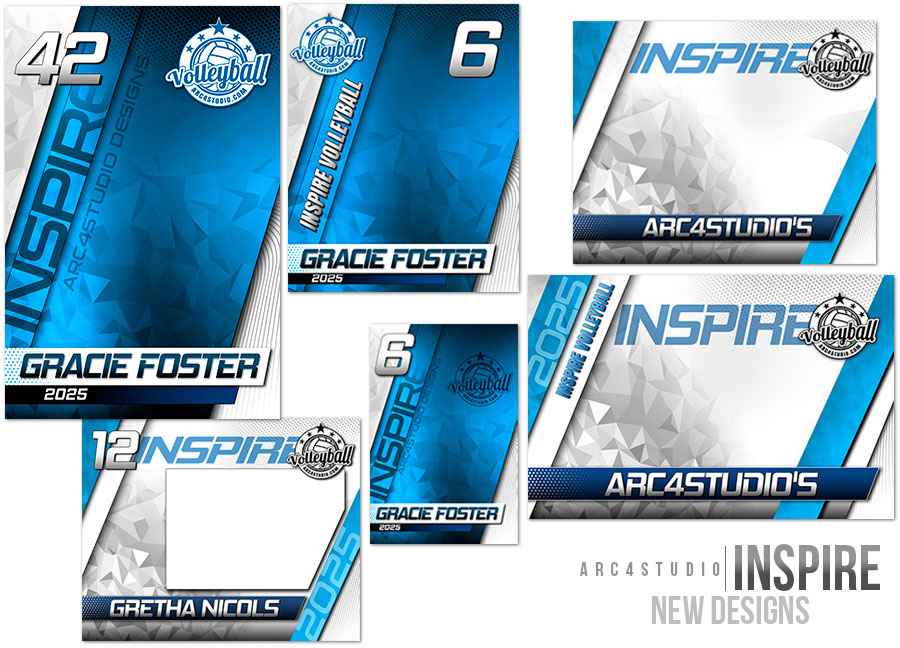 Inspire Sports Photoshop Templates