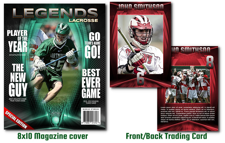 Lacrosse Photoshop Templates