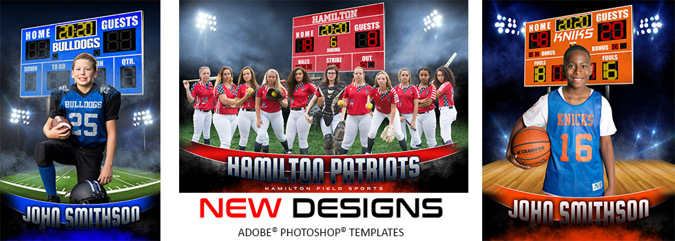 Sports Photoshop Templates