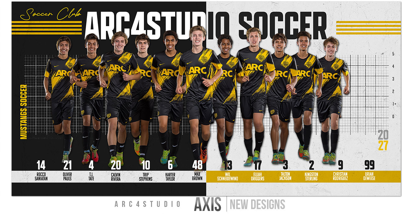 AXIS Senior Sports Banner Photoshop Templates