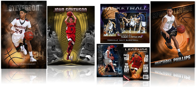 Basketball Photoshop Templates