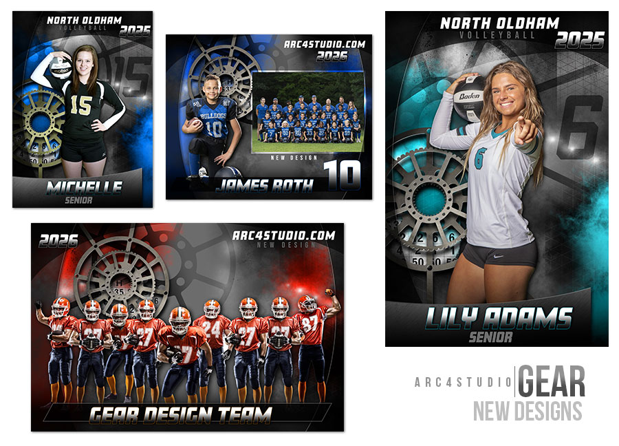 Gear Sports Photoshop Templates