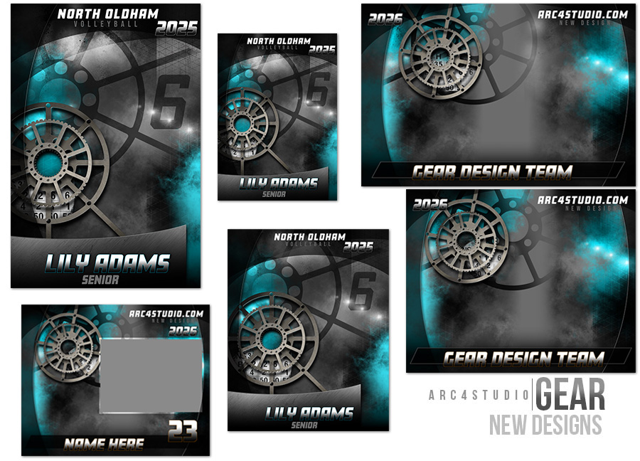 Gear Sports Photoshop Templates