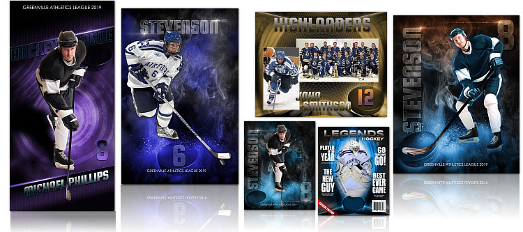 Hockey Photoshop Templates