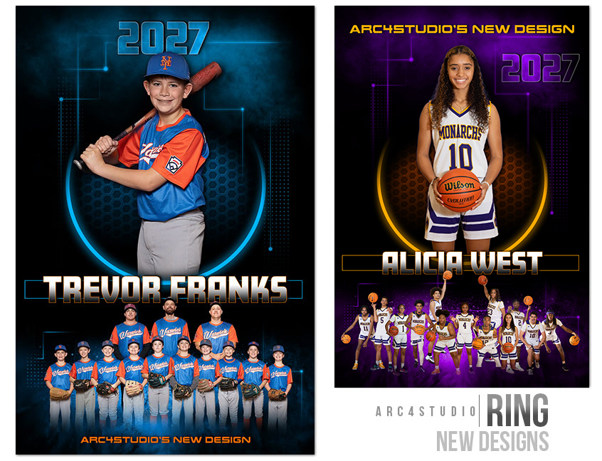 Ring Sports Photoshop Templates