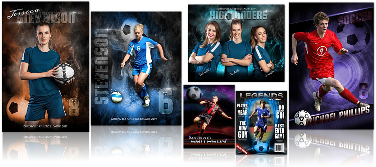 Soccer Photoshop Templates