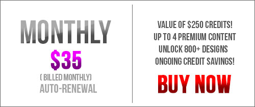 arc4studio Photoshop Templates Monthly Subscription Plan