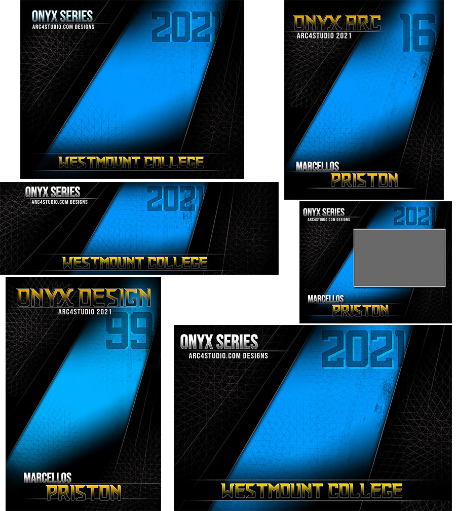 Onyx Sports Photoshop Templates