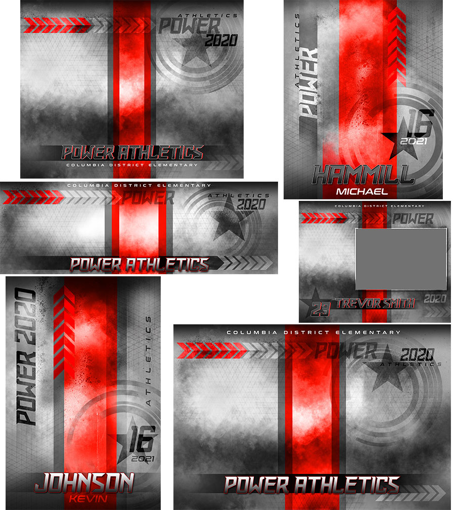 arc4Studio.com Sports Photoshop Templates Power Sports Photoshop Templates