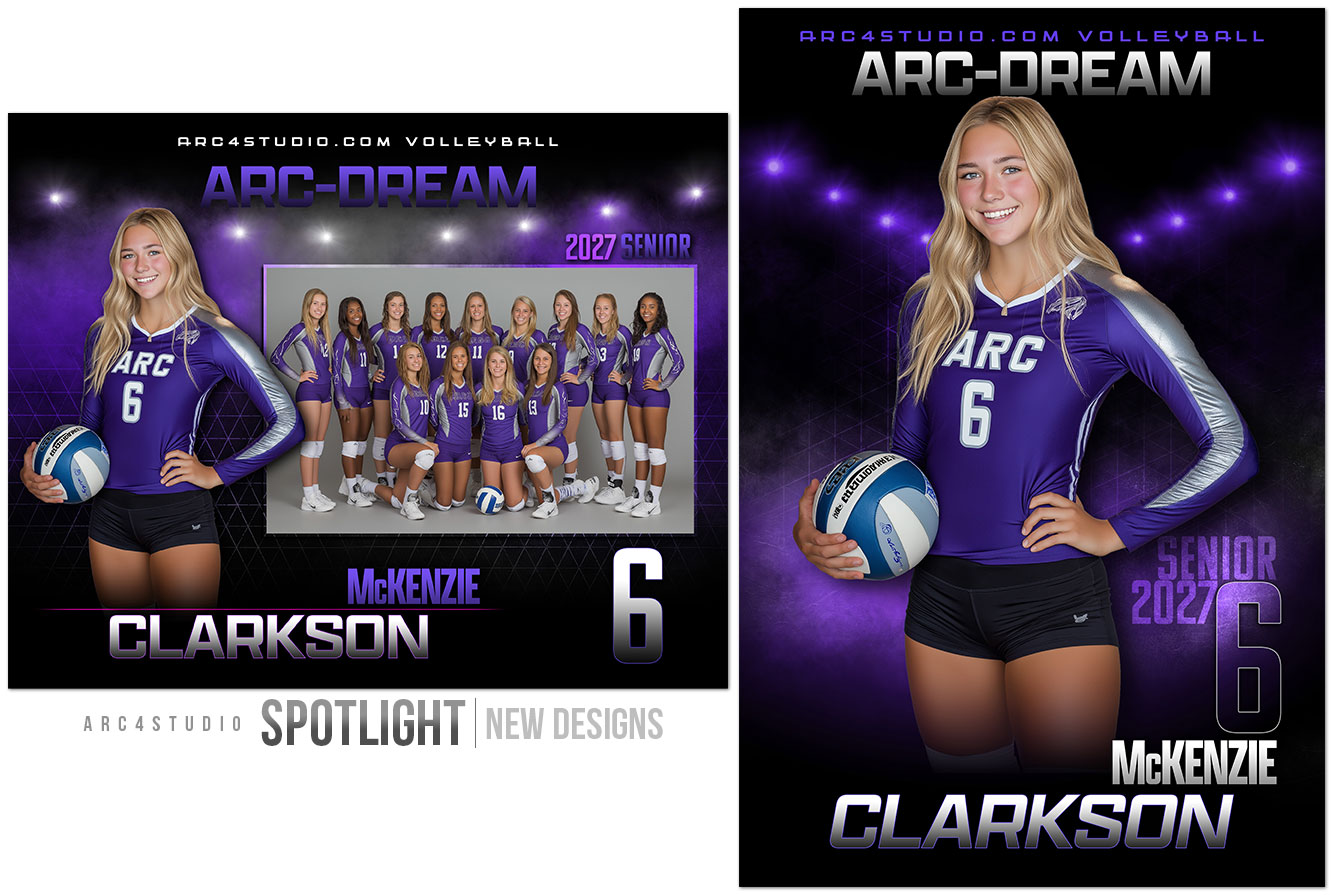 Spotlight Sports Photoshop Templates