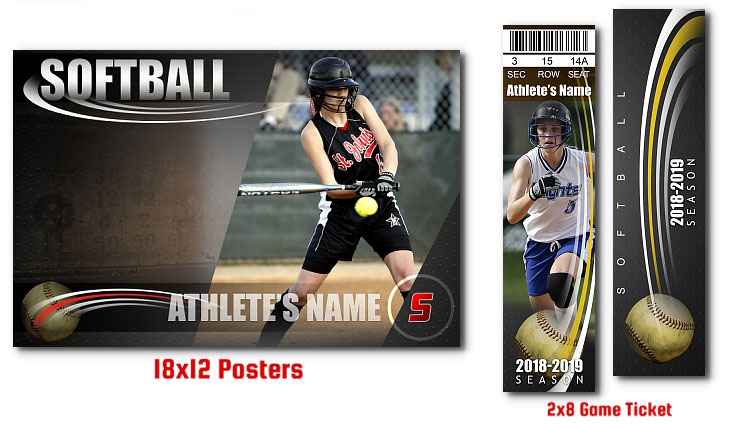 Softball Photoshop Templates