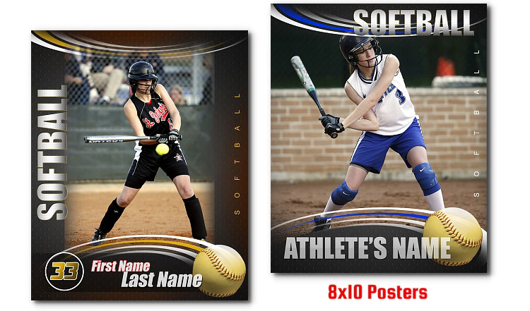 Softball Photoshop Templates