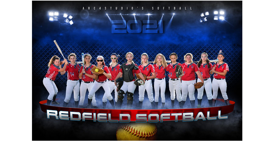 Softball Photoshop banner Templates