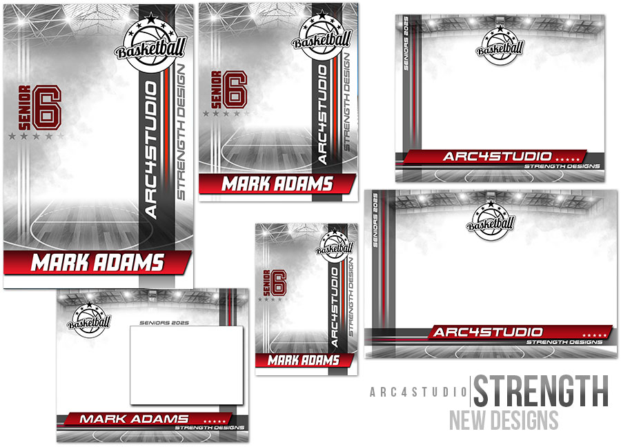 STRENGTH ARENA Photoshop Templates