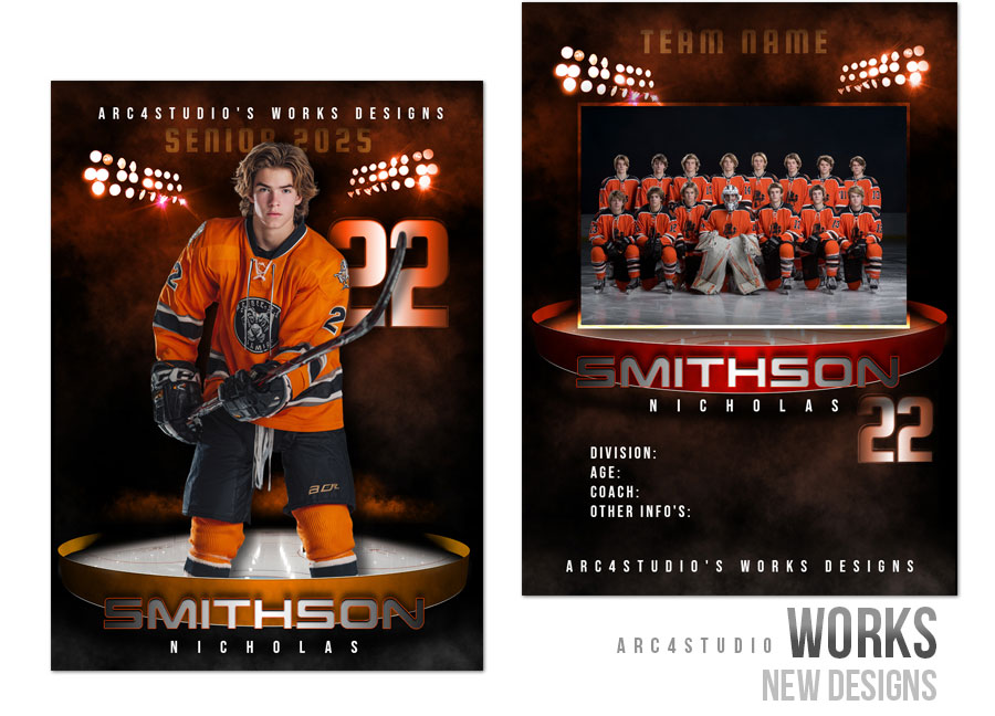 Hockey Photoshop Templates