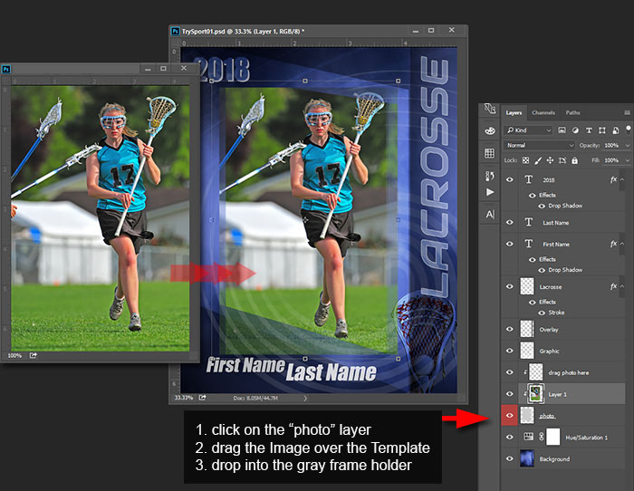 Sports Photoshop Templates