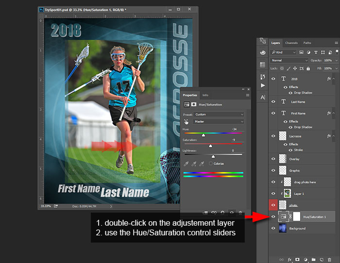 Sports Photoshop Templates