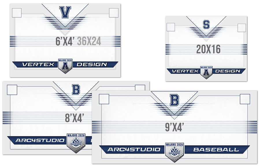 Vertex Sports Photoshop Templates Complete Series