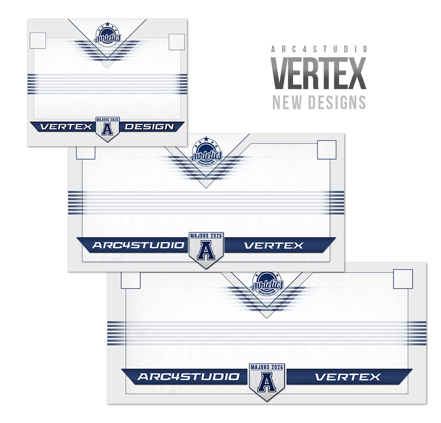 Vertex Sports Photoshop Templates Complete Series