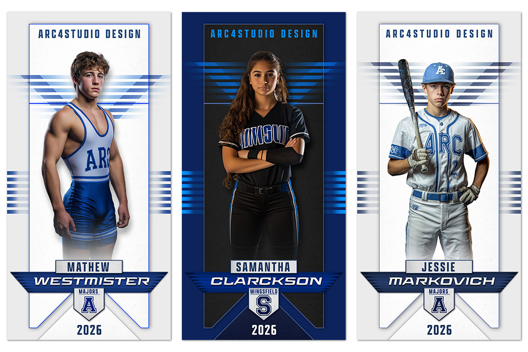 Vertex Baseball Softball Photoshop Templates