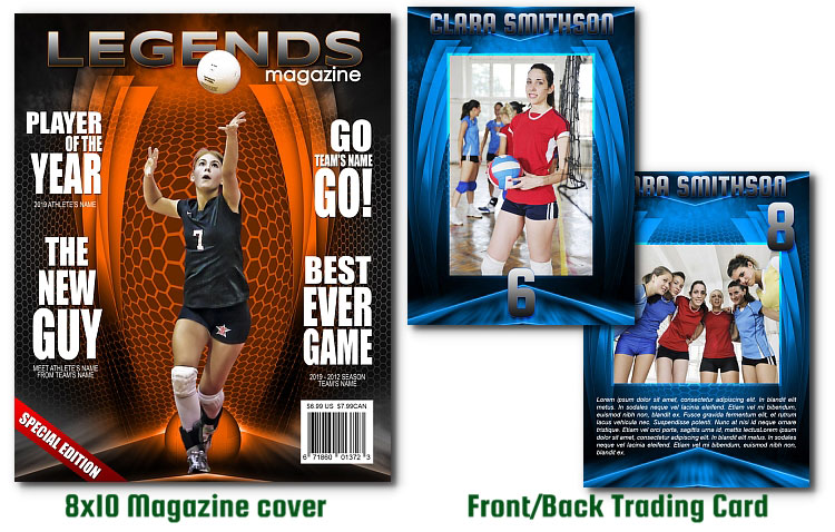 Volleyball Photoshop Templates