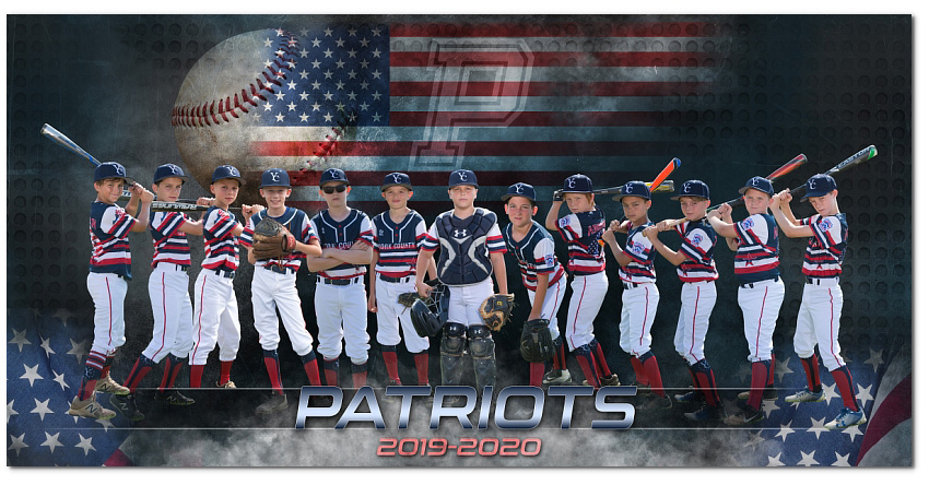 Patriotic Baseball Photoshop Templates