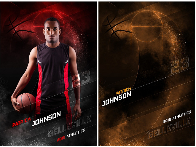 Basketball Photoshop Templates