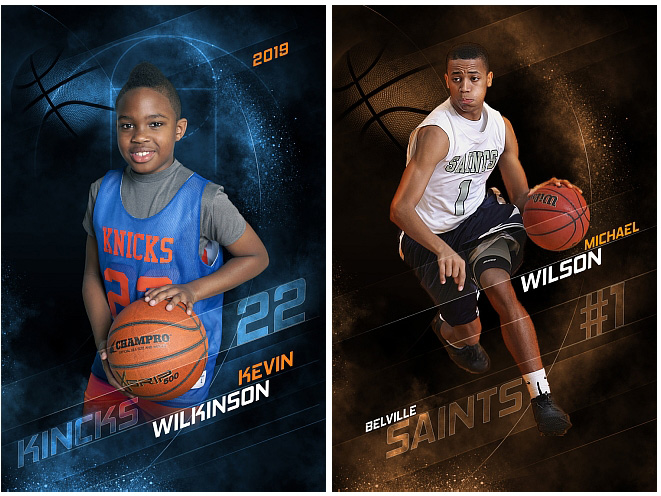 Basketball Photoshop Templates