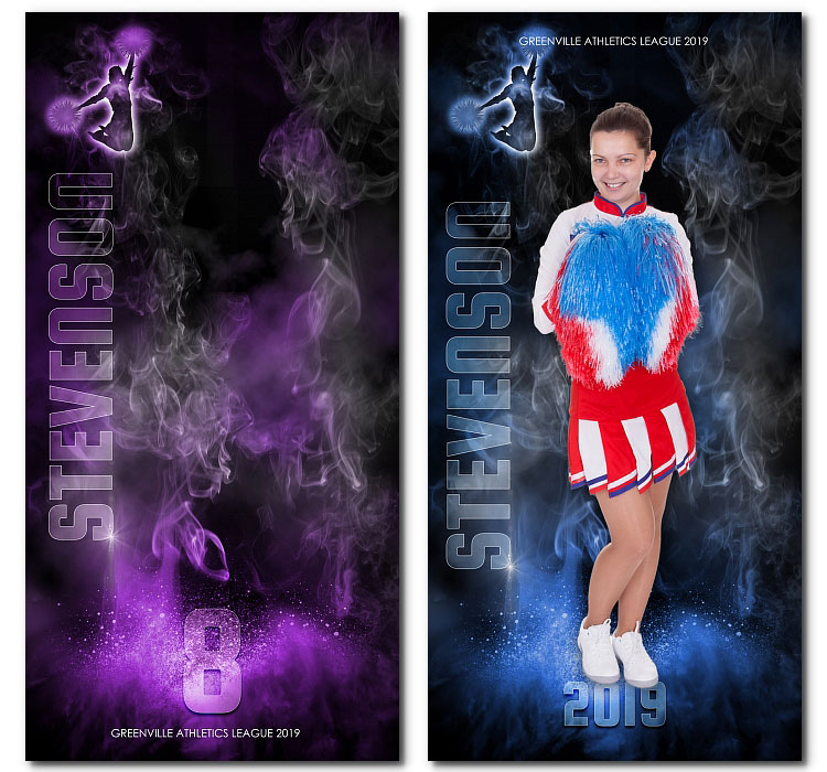 Cheerleading templates for banners