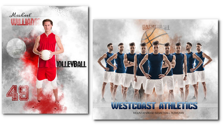 Sports Templates collages