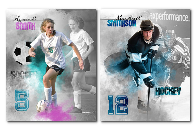 Sports Templates collages