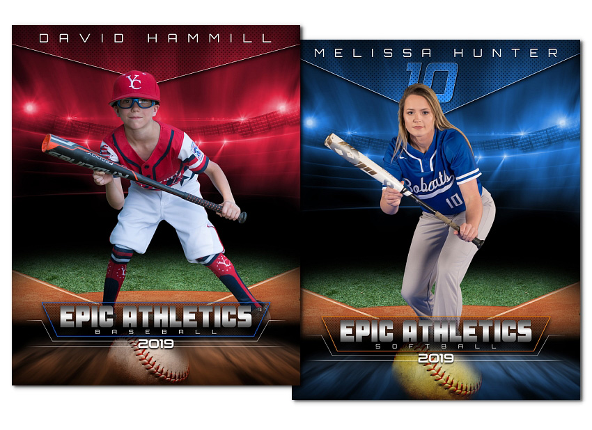 Baseball Sports Photoshop Templates