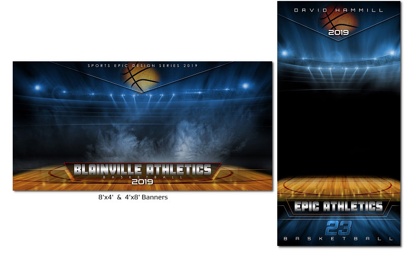 Epic Basketball Photoshop Templates