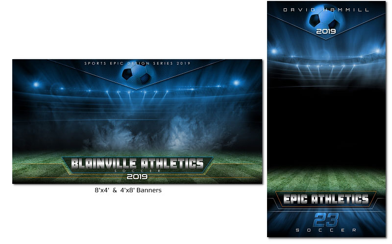 Epic Soccer Photoshop Templates