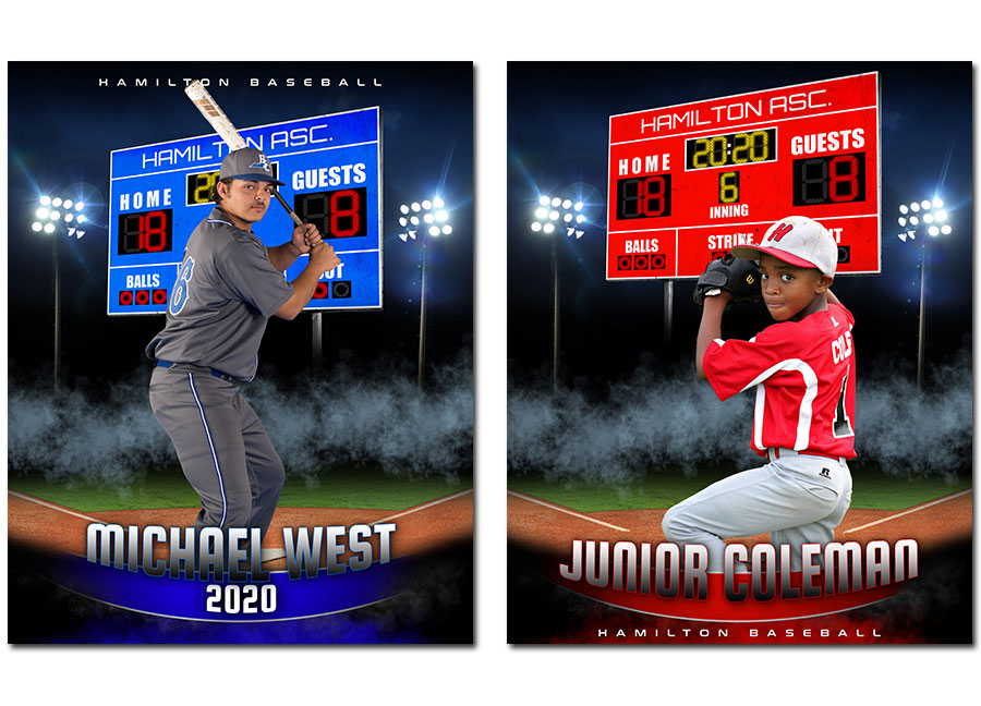 Baseball Photoshop Templates