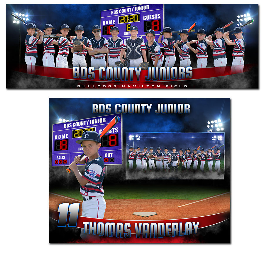 Baseball Photoshop Templates