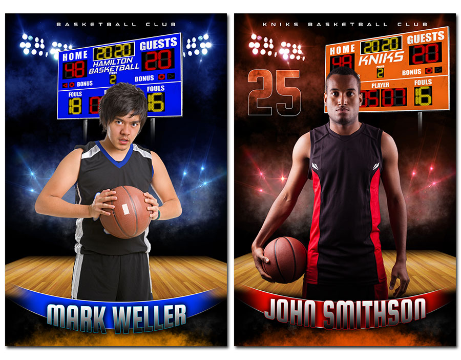 Basketball Photoshop Templates