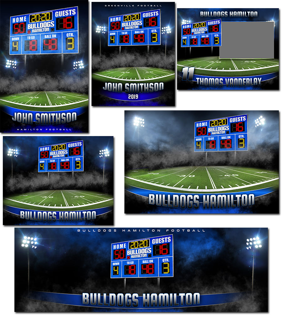 Football Photoshop Templates