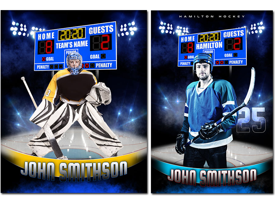 Hockey Photoshop Templates