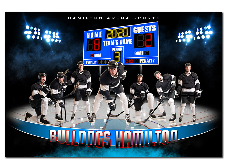 Hockey Photoshop Templates