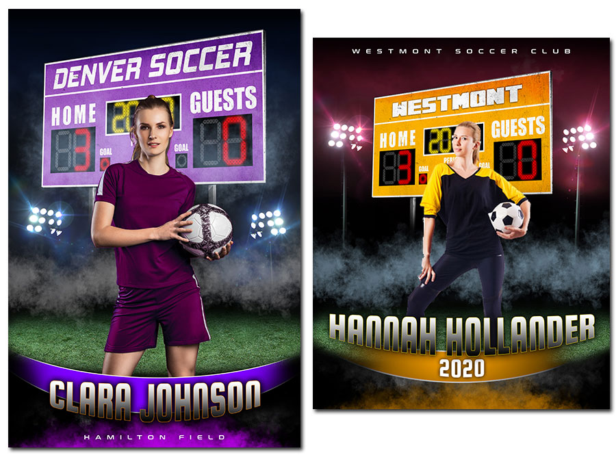 Soccer Photoshop Templates