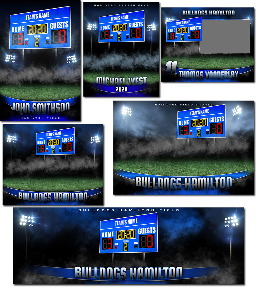 Soccer Photoshop Templates