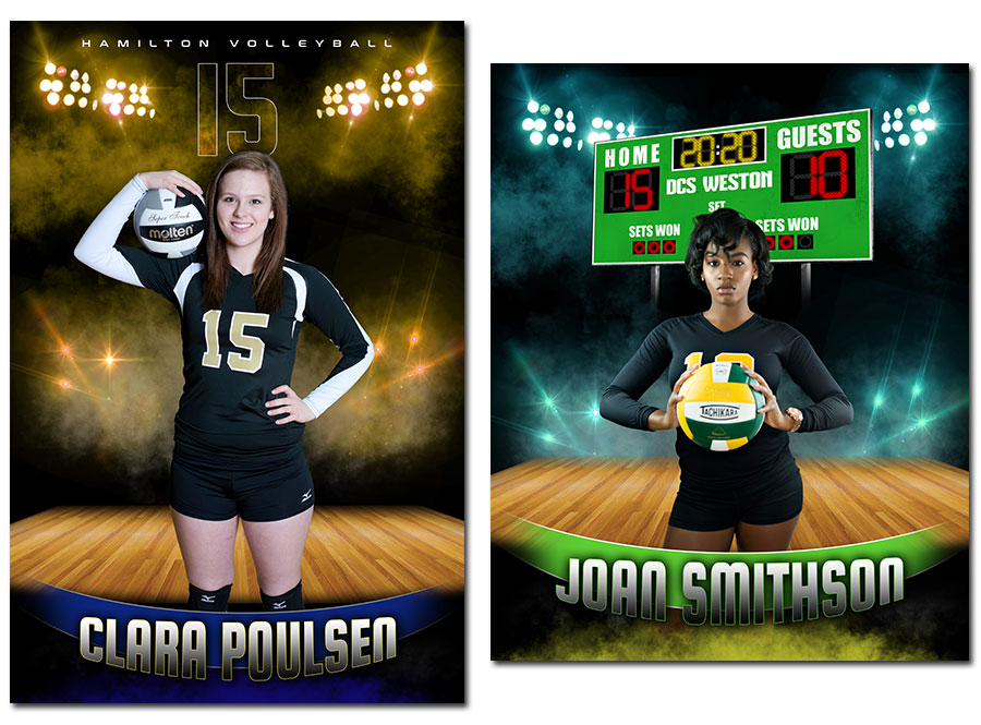 Volleyball Photoshop Templates
