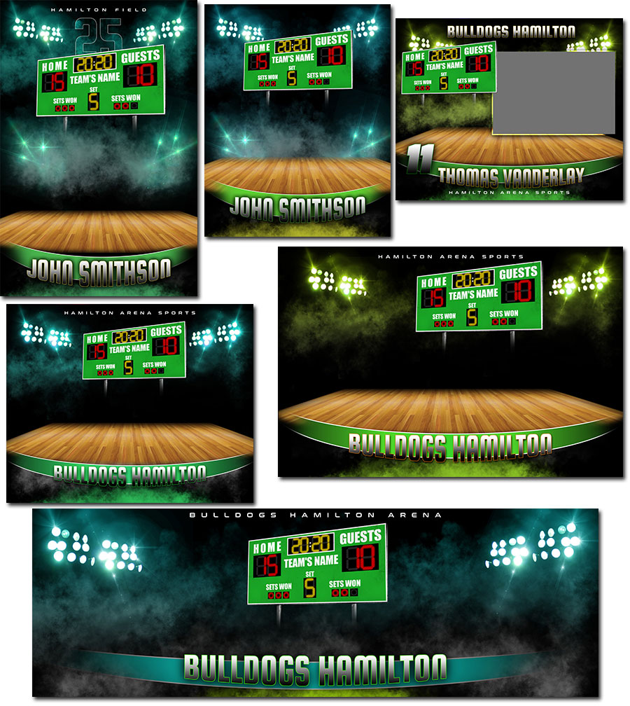 Volleyball Photoshop Templates